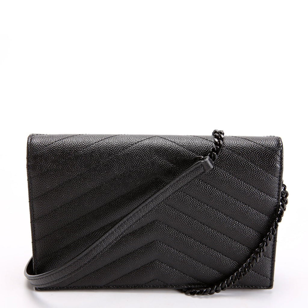Envelope Chain Wallet 695108 Black