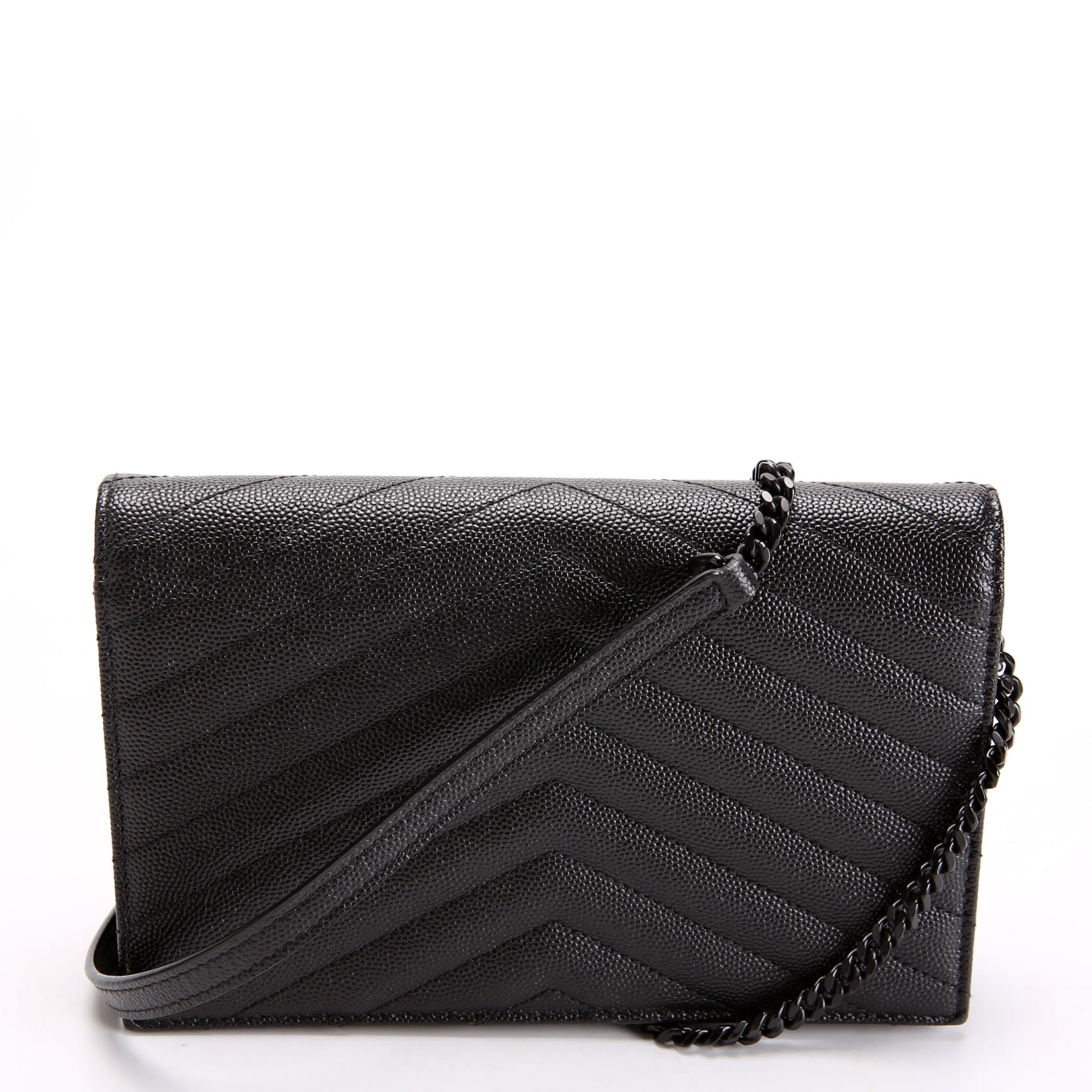 Envelope Chain Wallet 695108 Black