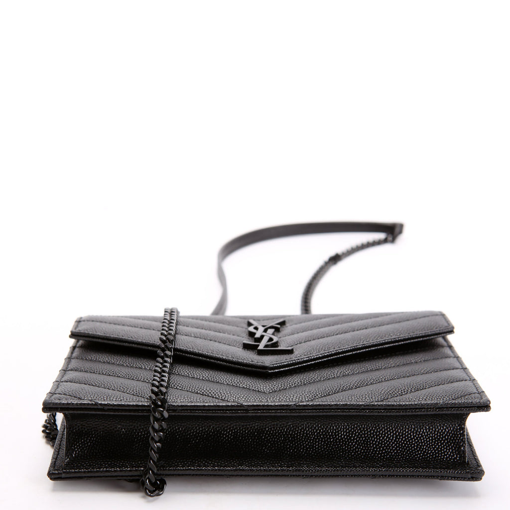 Envelope Chain Wallet 695108 Black