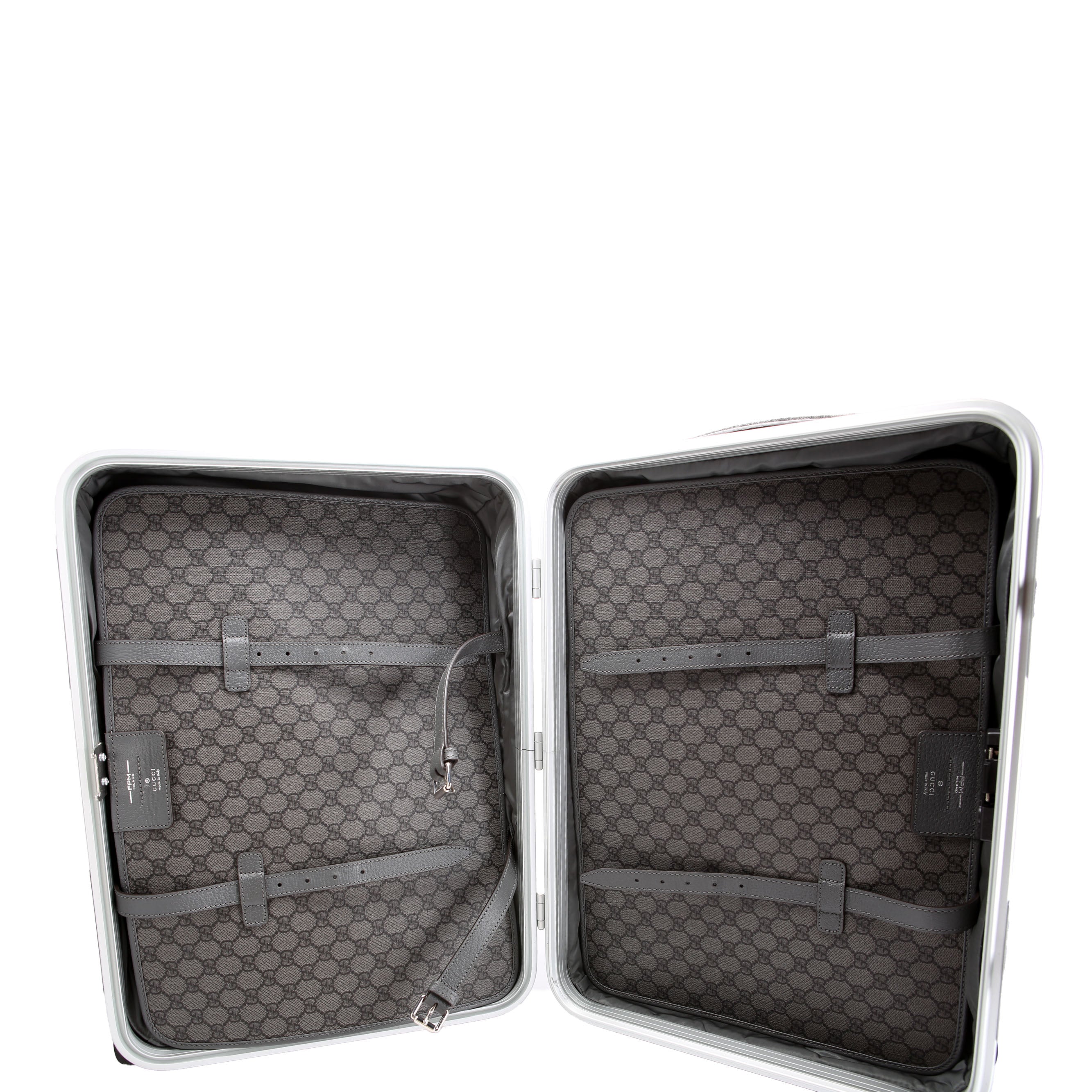Gucci 740391 GG Supreme Porter Cabin Plus Trolley Grey