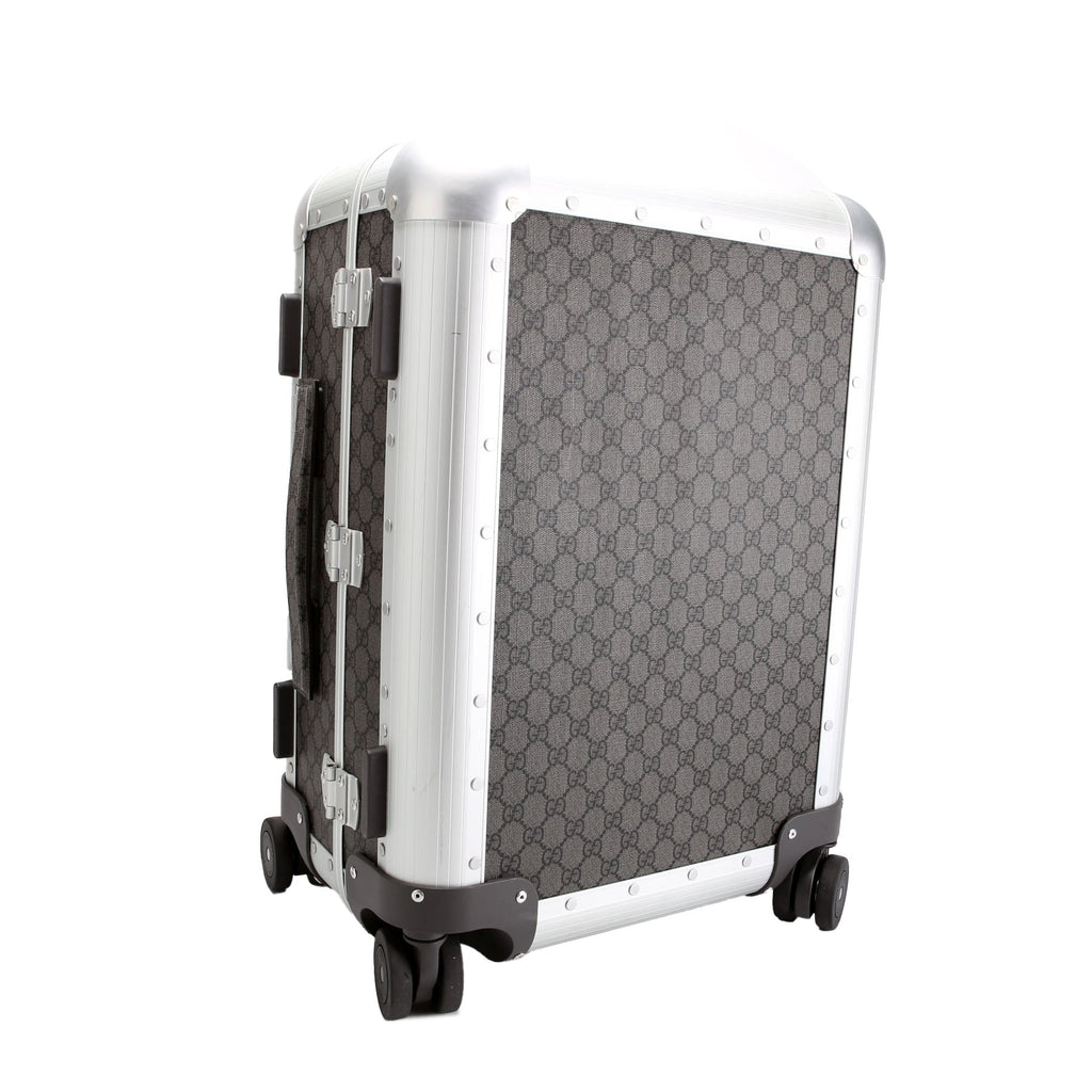 Gucci 740391 GG Supreme Porter Cabin Plus Trolley Grey