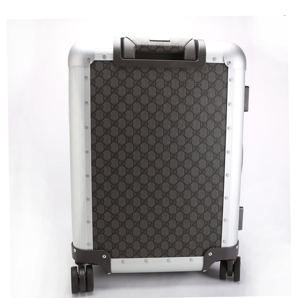Gucci 740391 GG Supreme Porter Cabin Plus Trolley Grey