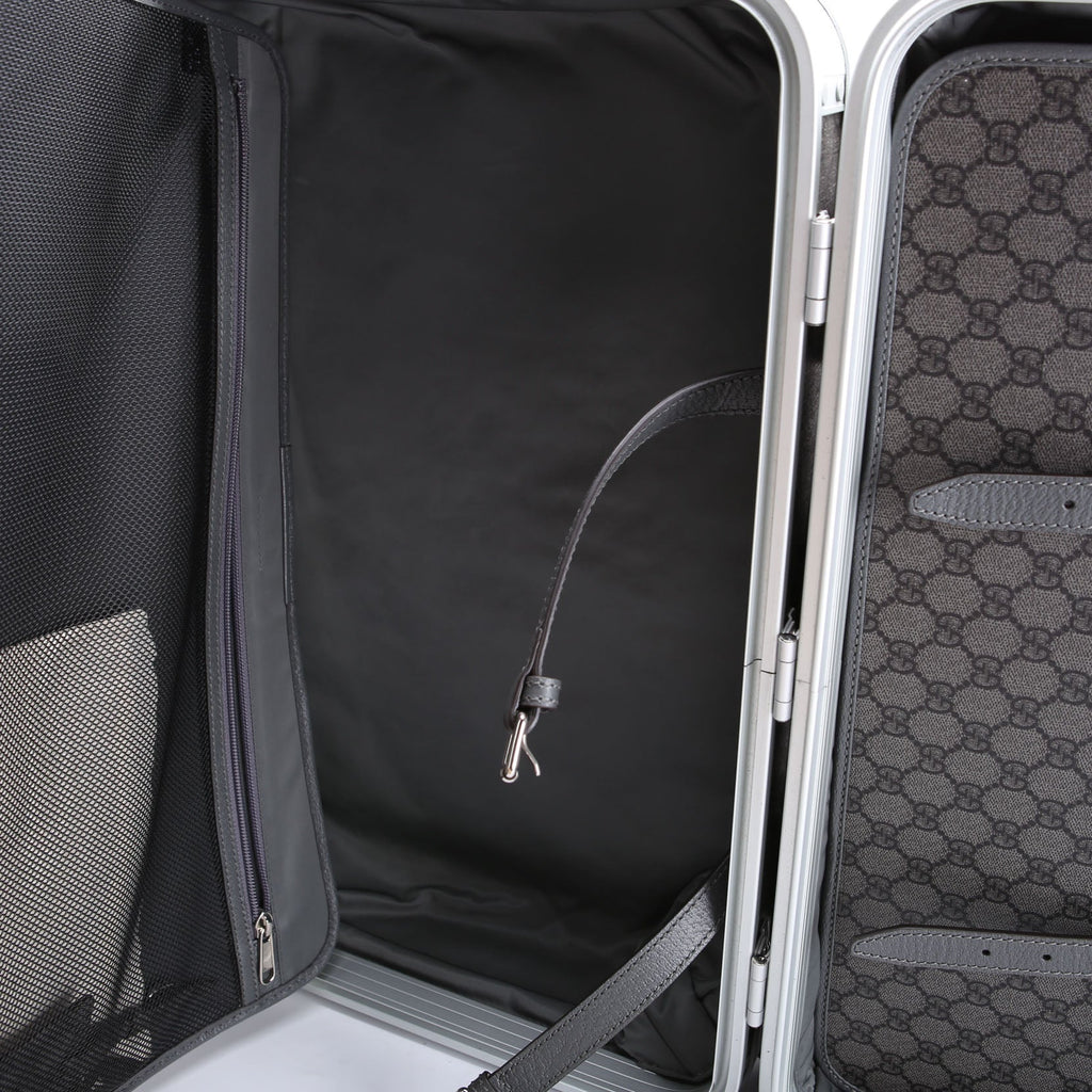 Gucci 740391 GG Supreme Porter Cabin Plus Trolley Grey