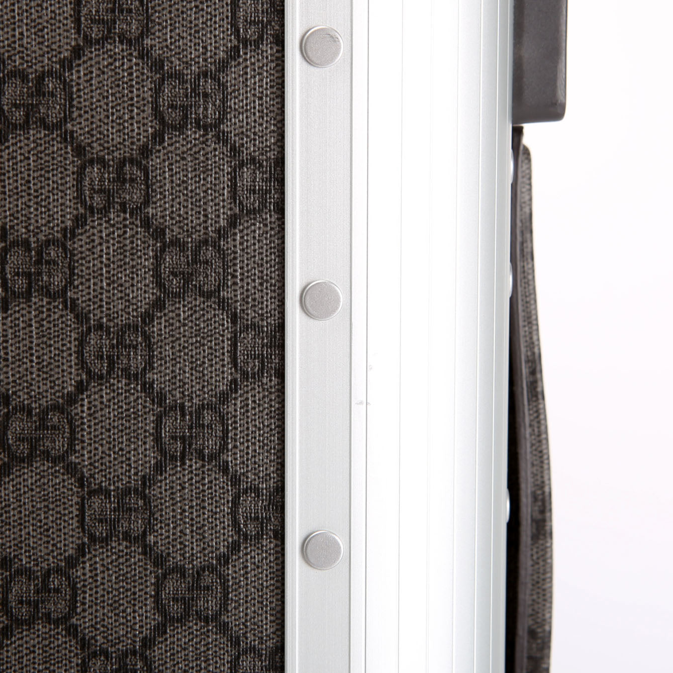 Gucci 740391 GG Supreme Porter Cabin Plus Trolley Grey