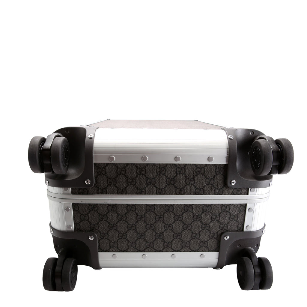 Gucci 740391 GG Supreme Porter Cabin Plus Trolley Grey