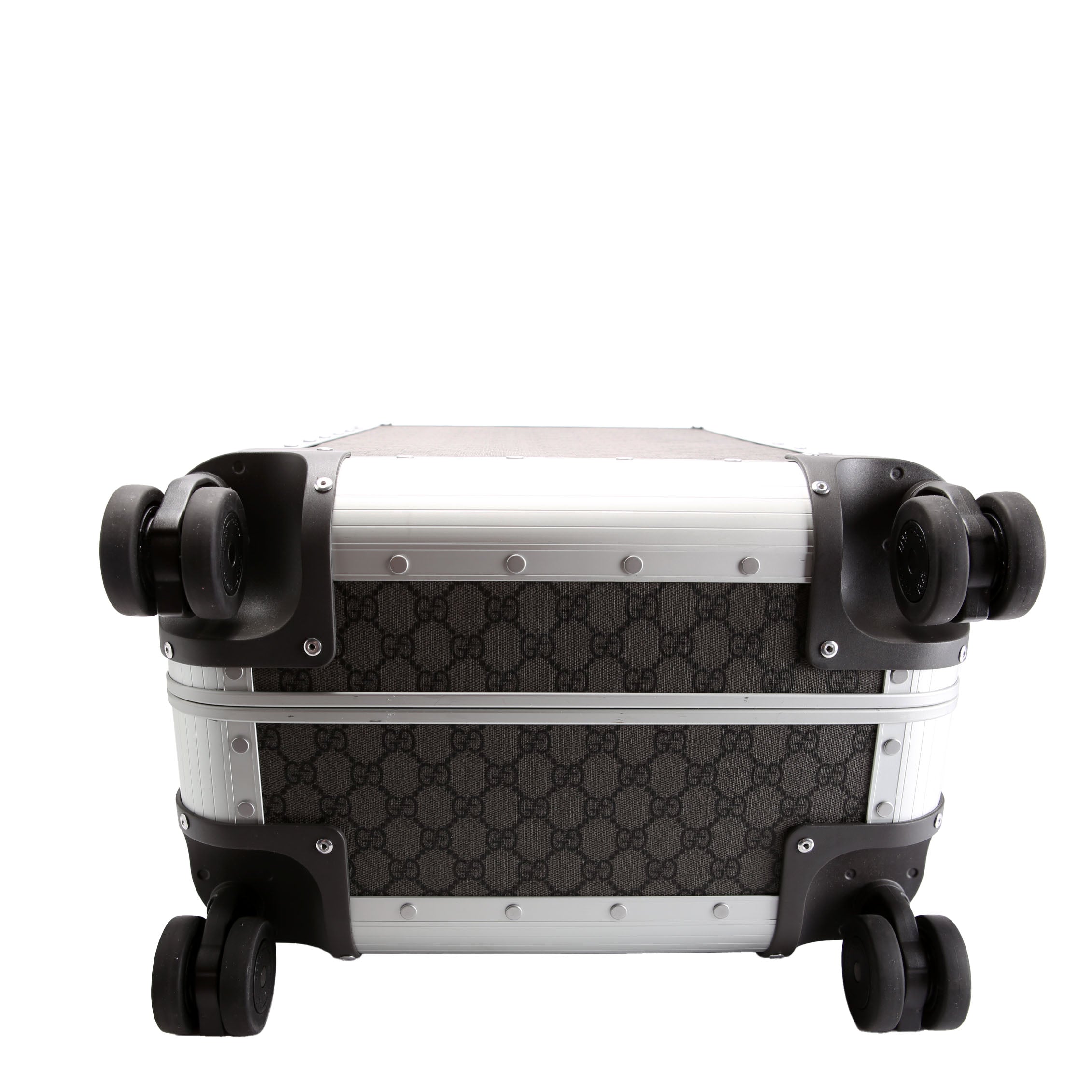 Gucci 740391 GG Supreme Porter Cabin Plus Trolley Grey