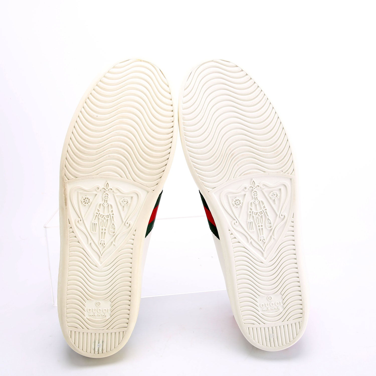 Gucci Ace Web Heart Sneakers Size 41