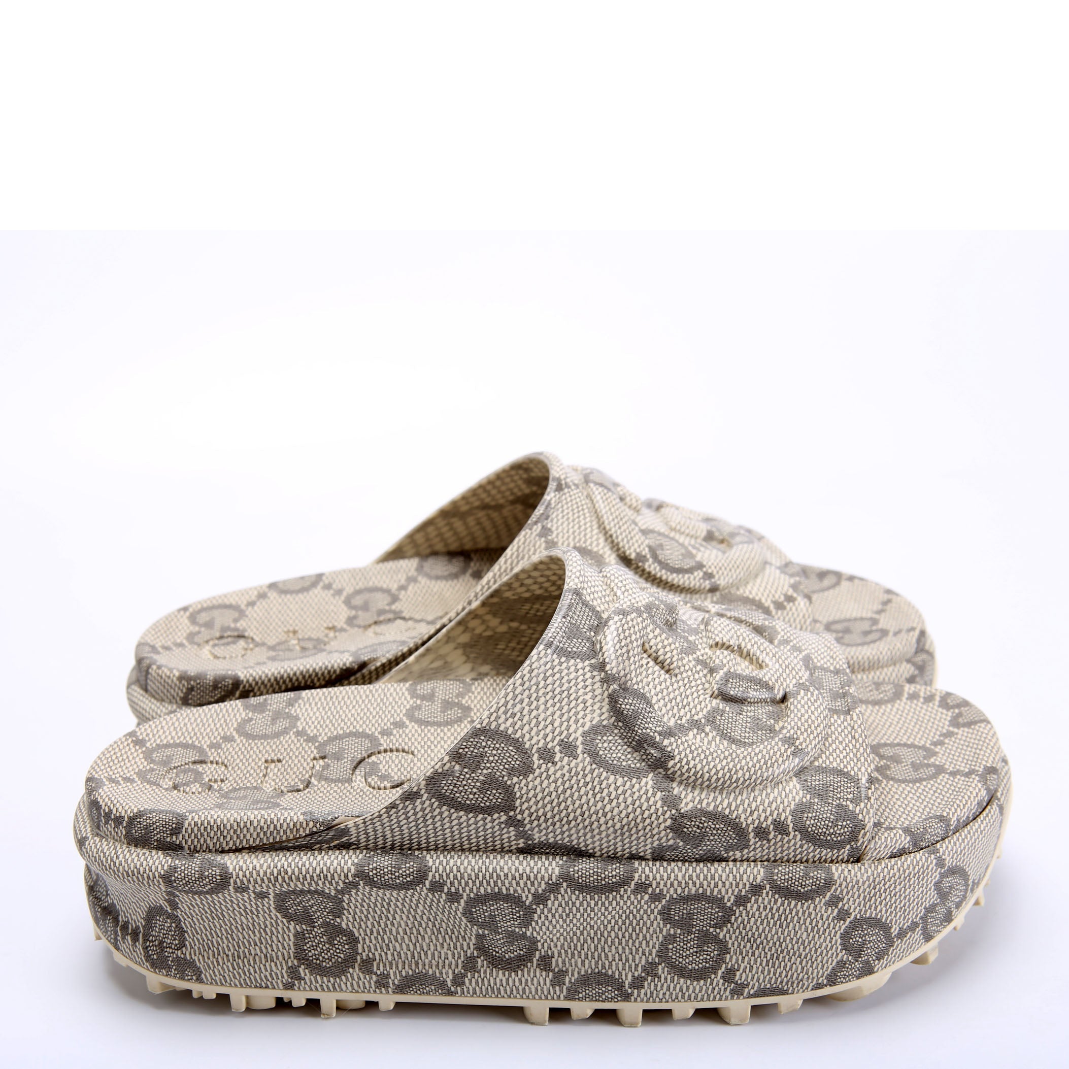 Interlocking GG Rubber Platform Slides Size 36
