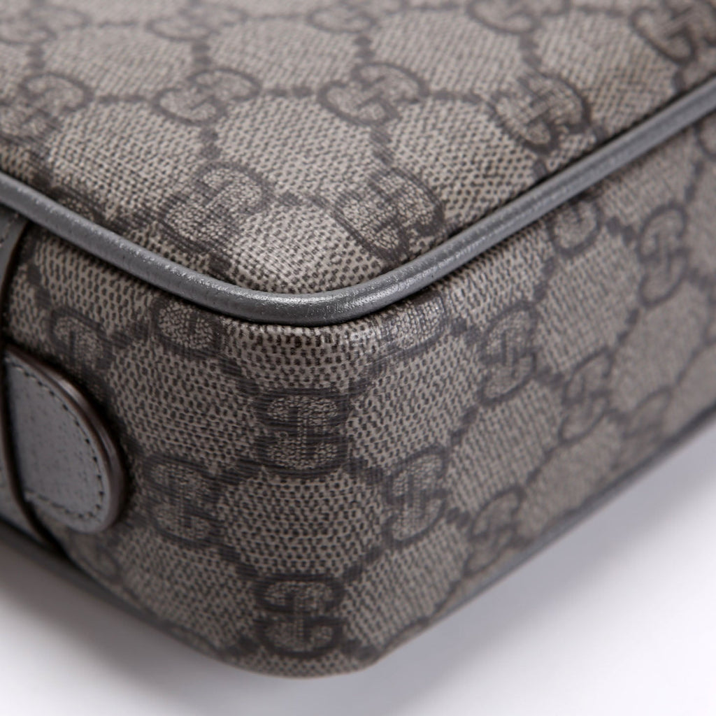 Gucci 760019 Ophidia GG Supreme Small Toiletry Case Gray