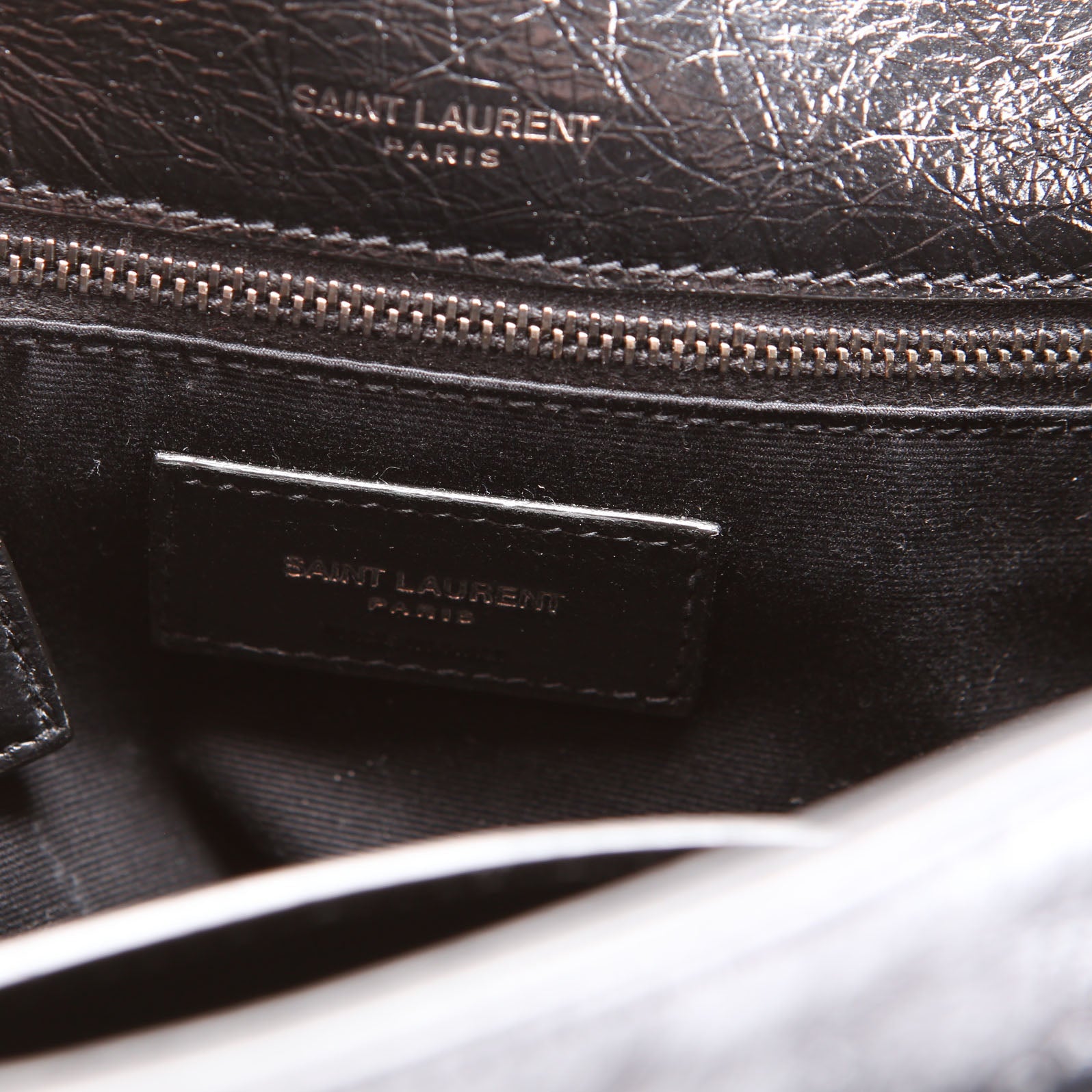 Niki Medium Crinkle Leather 633158 Black