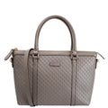449656 Margaux Satchel Micro Guccissima Grey