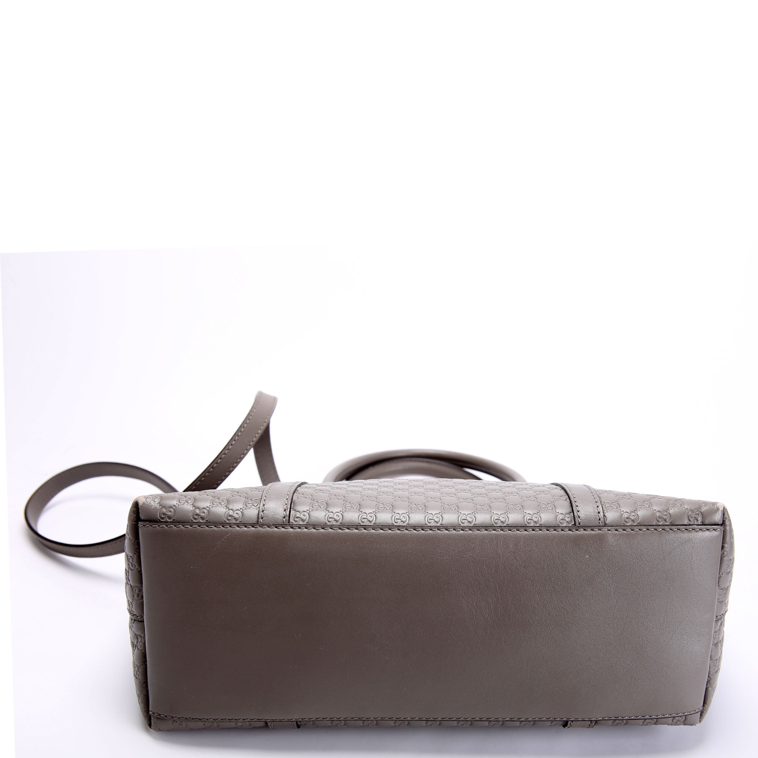449656 Margaux Satchel Micro Guccissima Grey