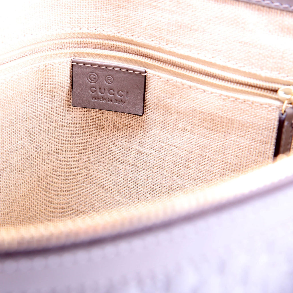 449656 Margaux Satchel Micro Guccissima Grey
