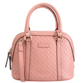 Gucci 449654 Mini Dome Micro Guccissima Pink