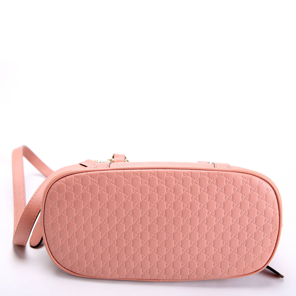 Gucci 449654 Mini Dome Micro Guccissima Pink
