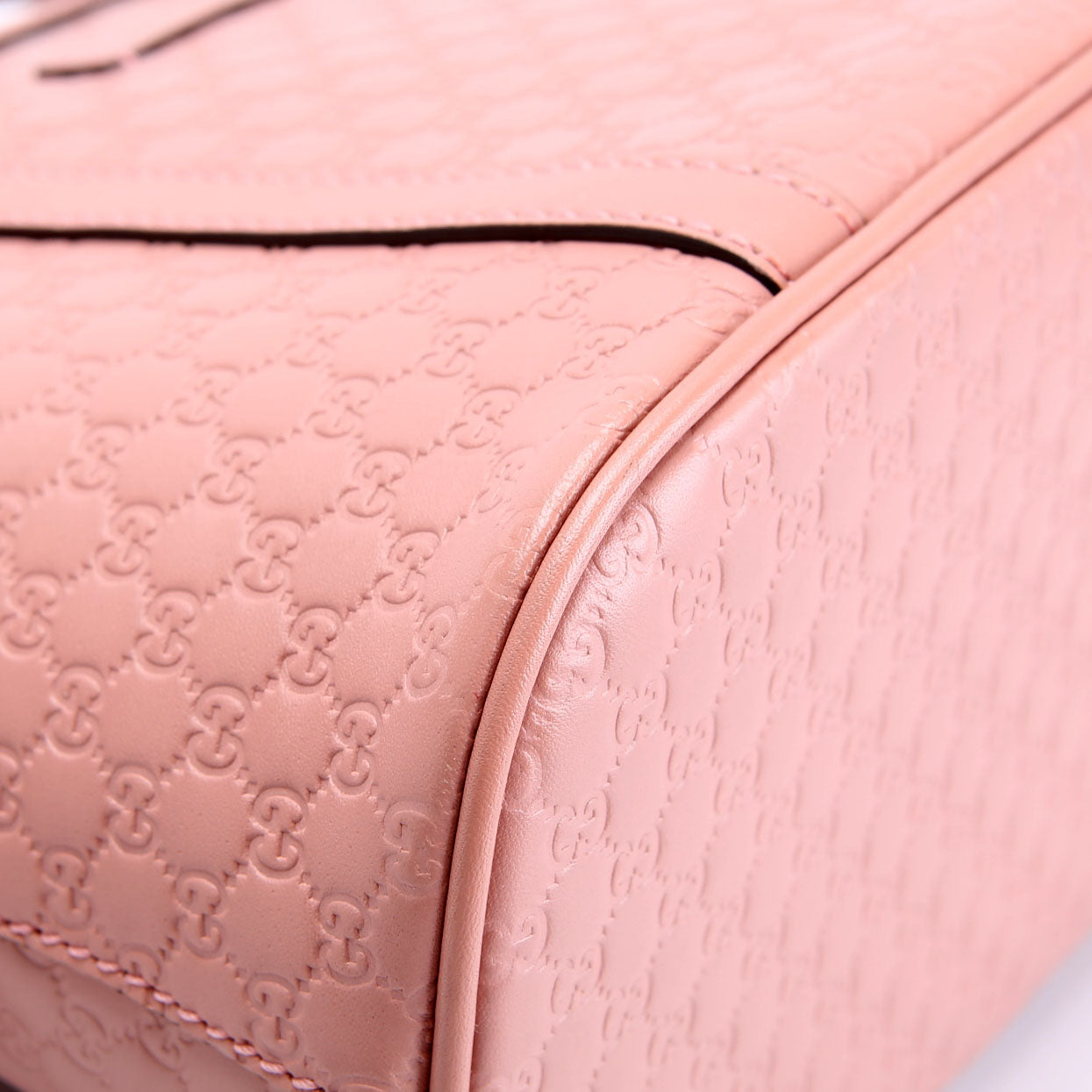 Gucci 449654 Mini Dome Micro Guccissima Pink