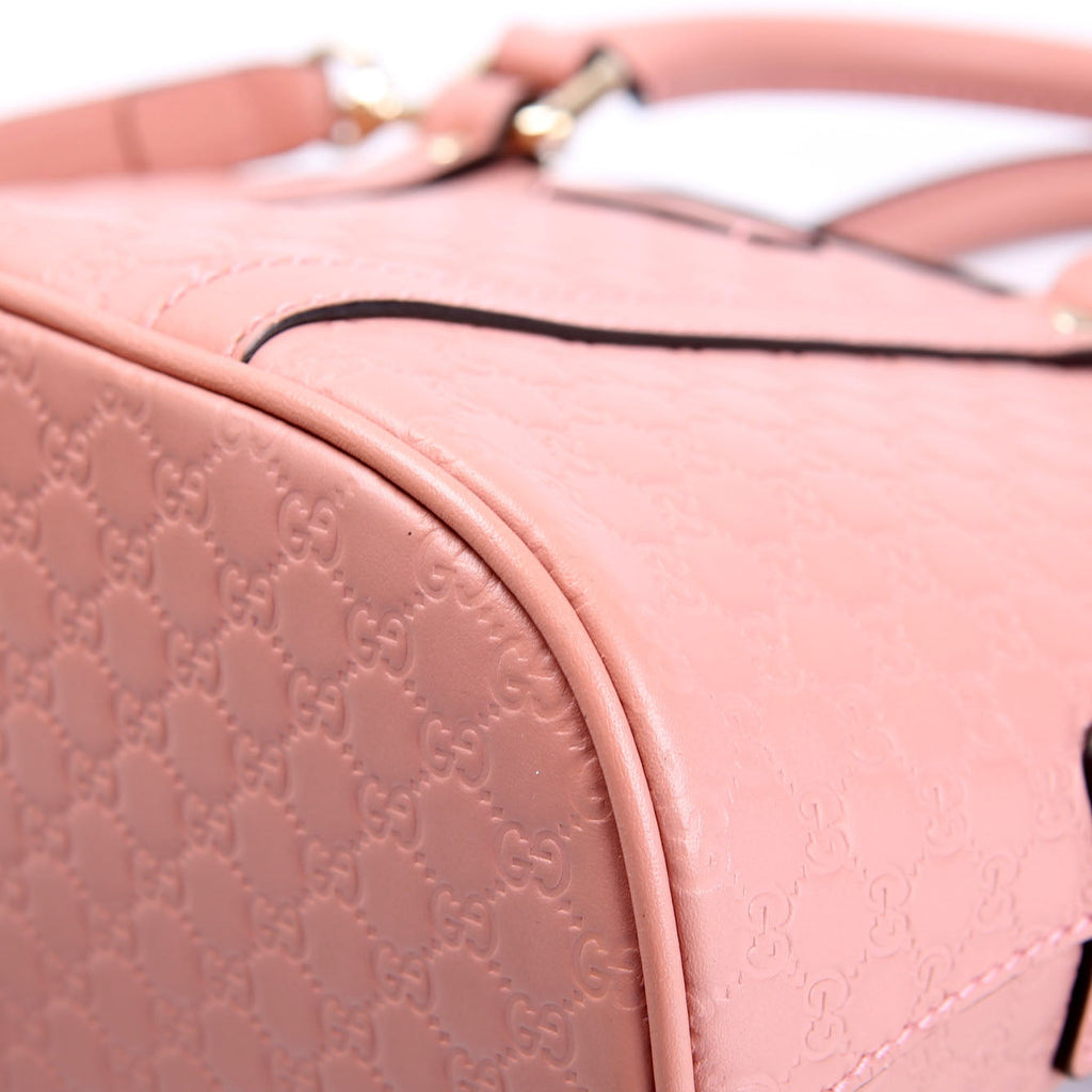 Gucci 449654 Mini Dome Micro Guccissima Pink