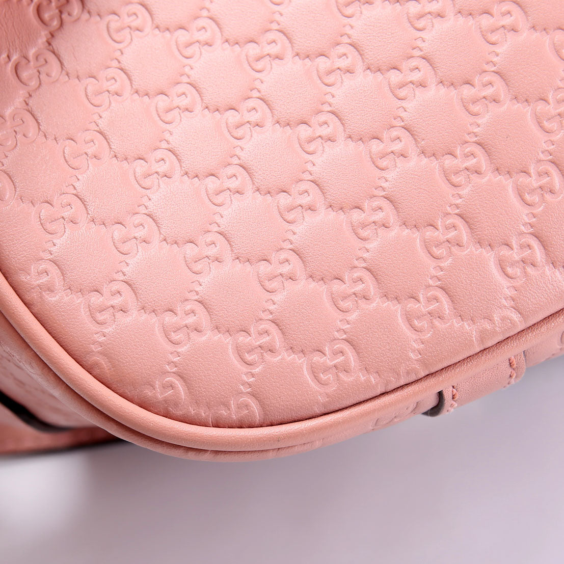 Gucci 449654 Mini Dome Micro Guccissima Pink