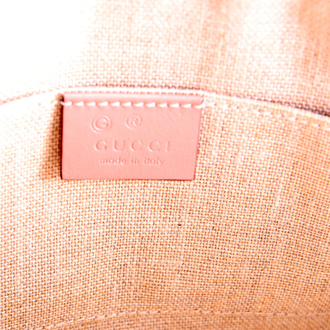 Gucci 449654 Mini Dome Micro Guccissima Pink