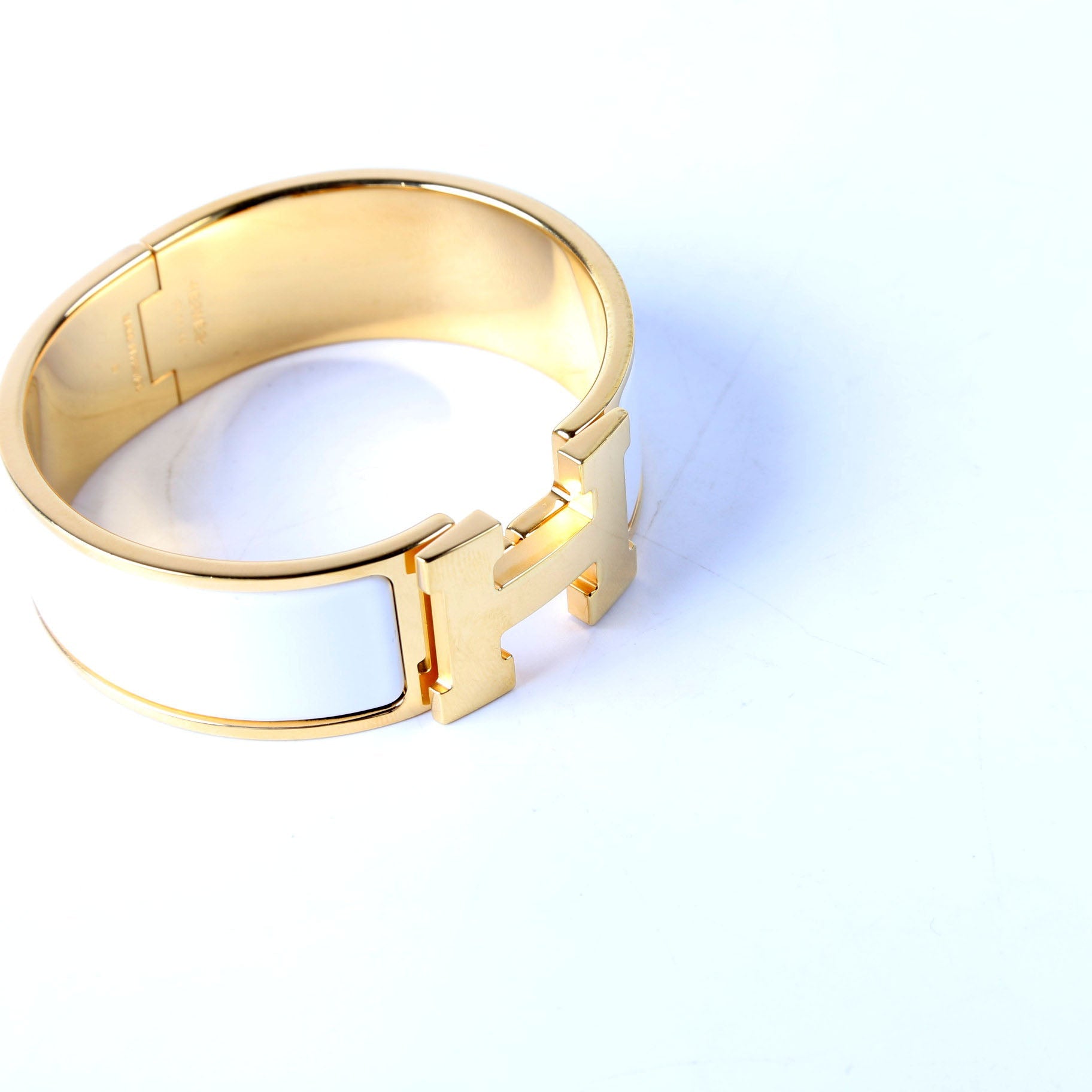Clic Clac Wide PM White/Gold