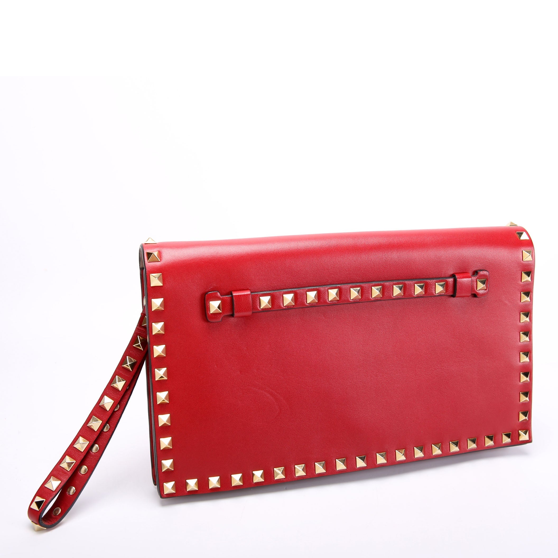 Rockstud Flap Wristlet