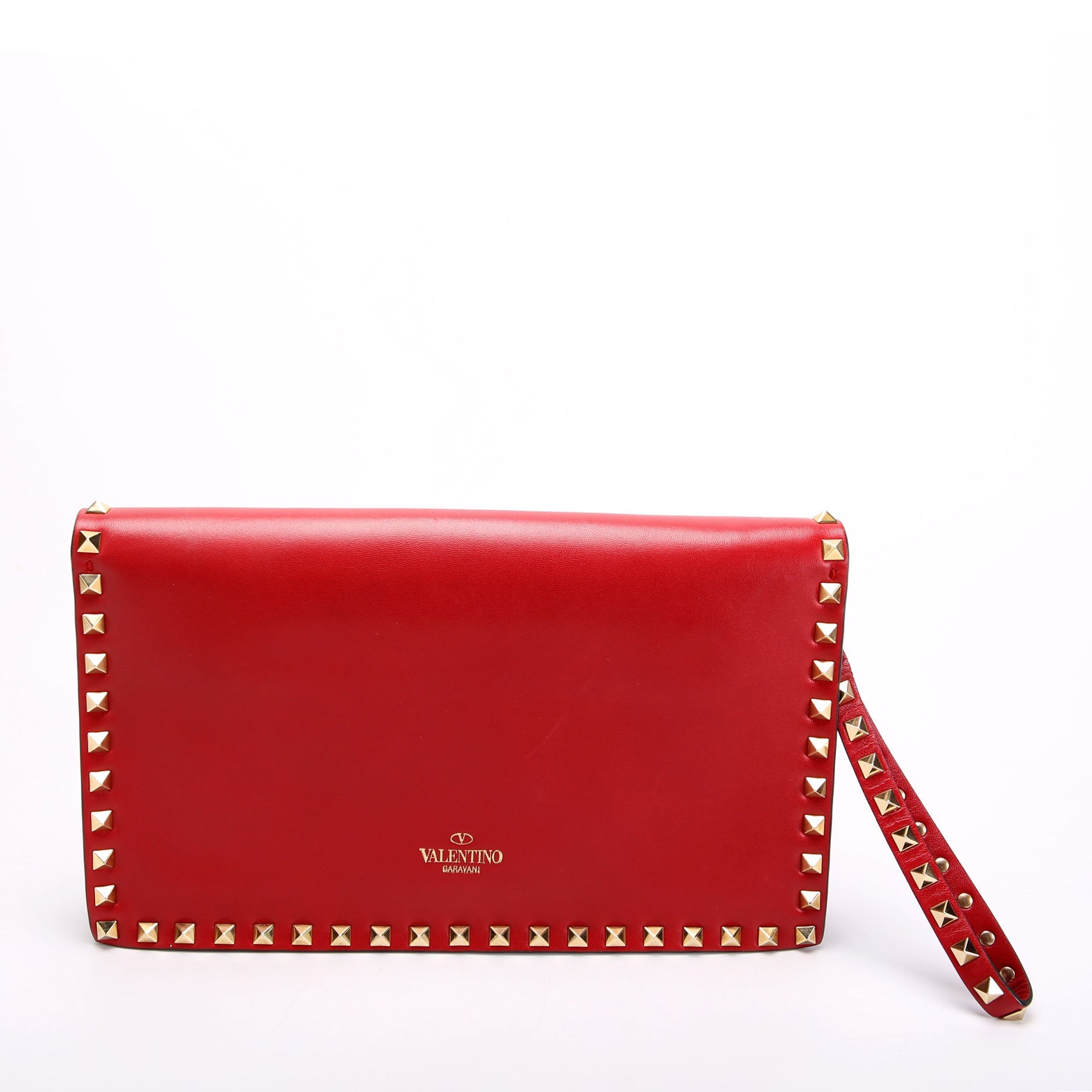 Rockstud Flap Wristlet