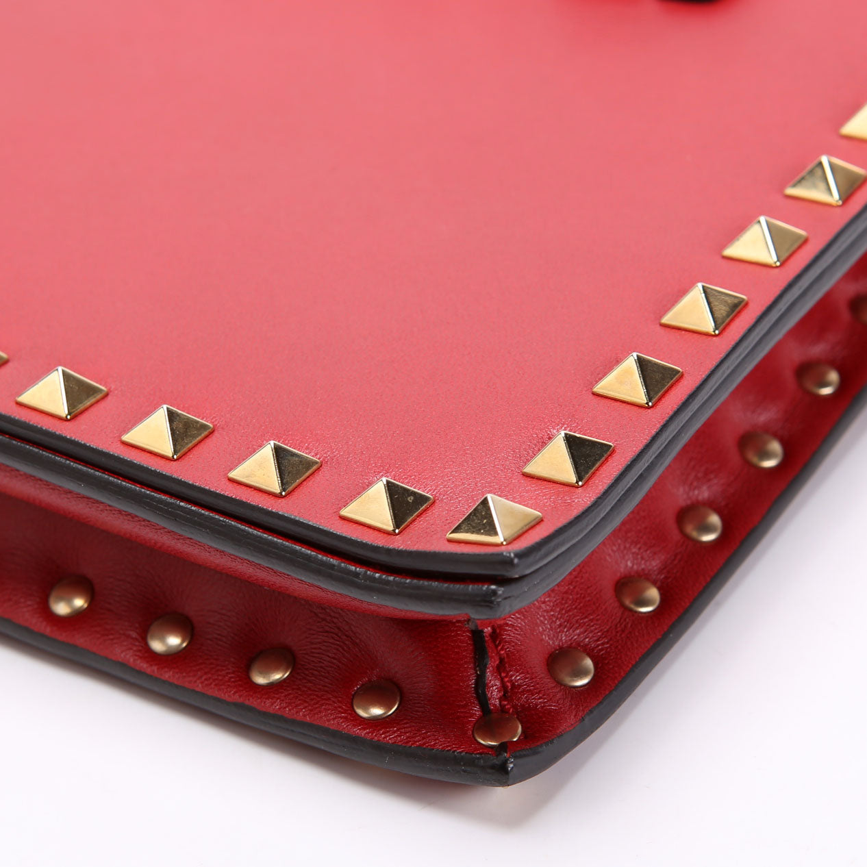 Rockstud Flap Wristlet