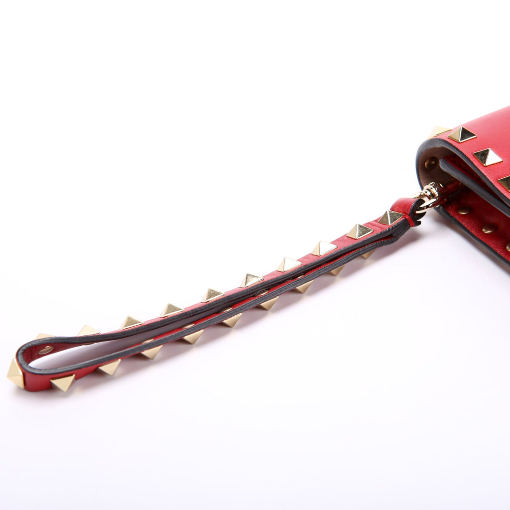 Rockstud Flap Wristlet