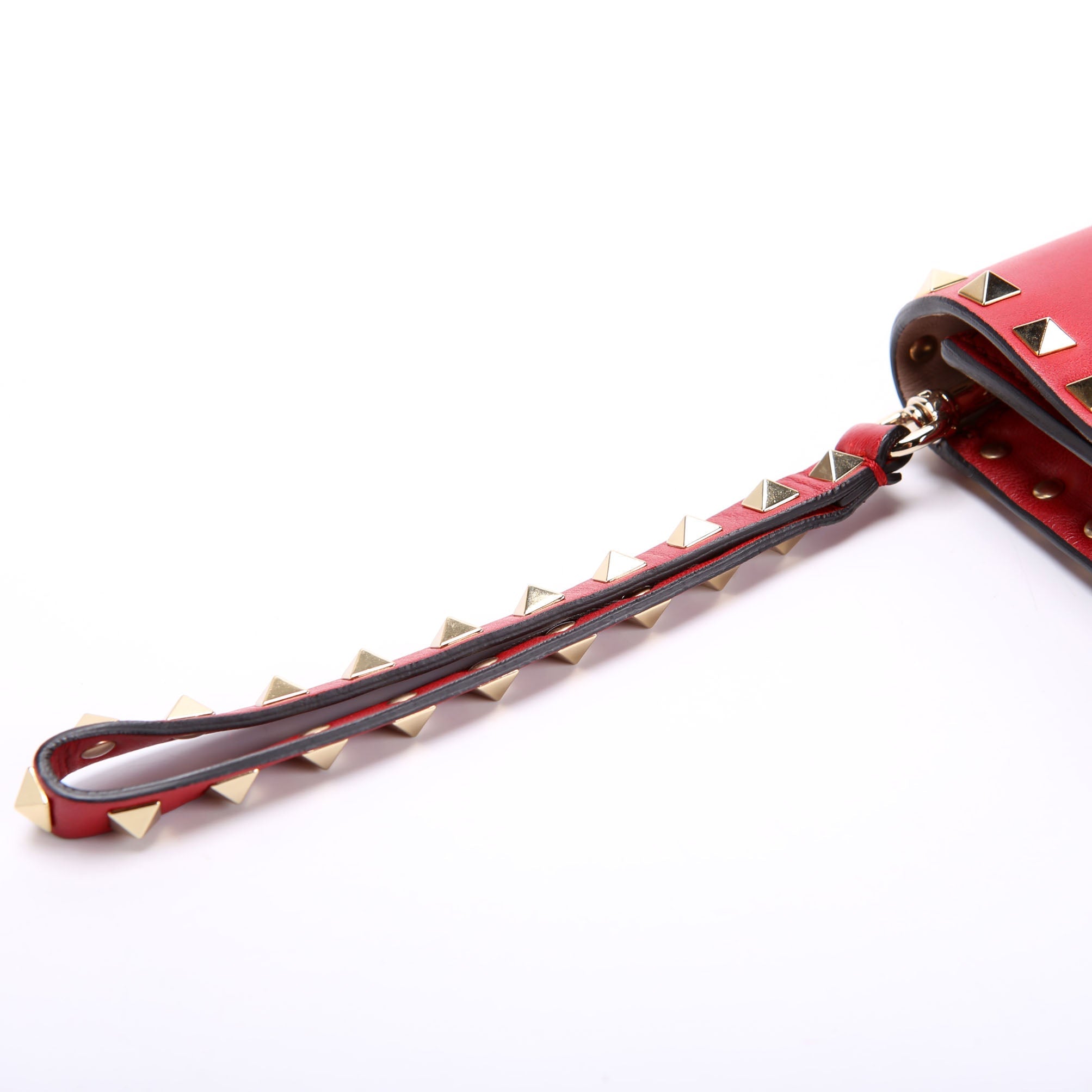 Rockstud Flap Wristlet