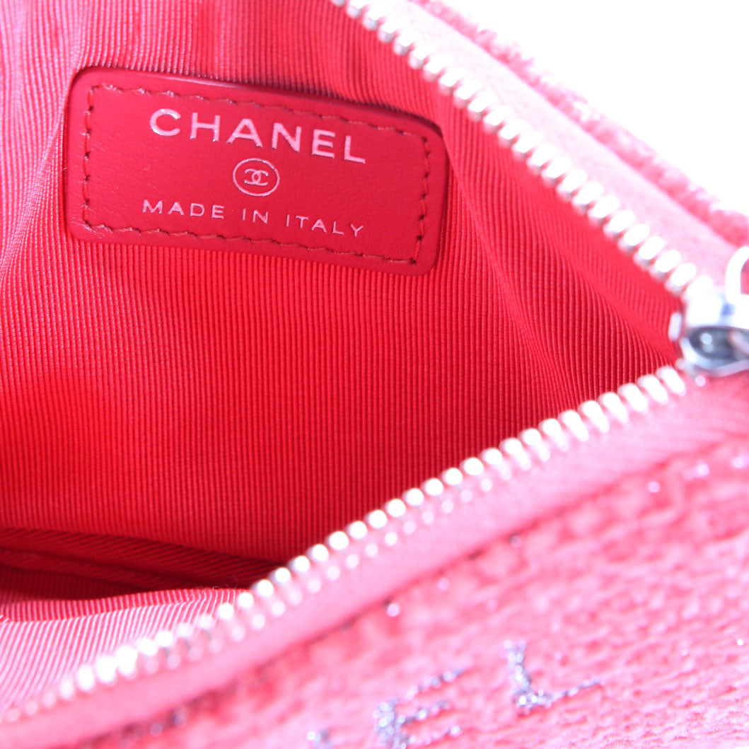 Mini Deauville Pouch Lurex Boucle 28M