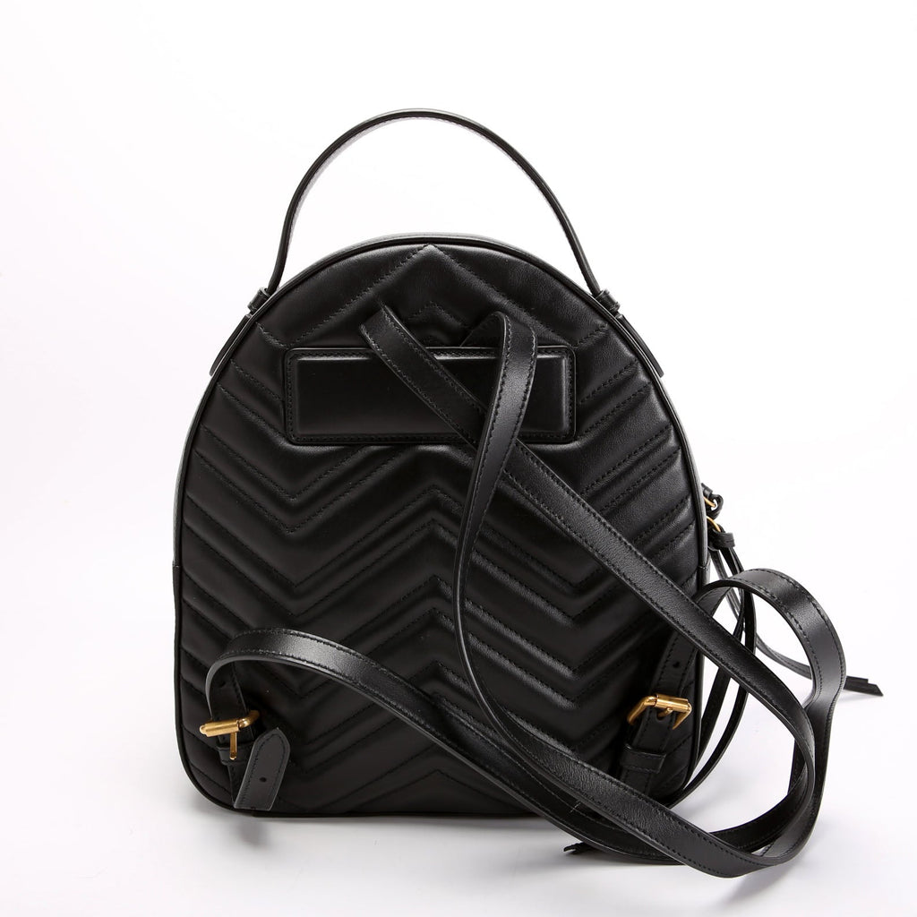 Gucci 476671 Marmont Backpack Black