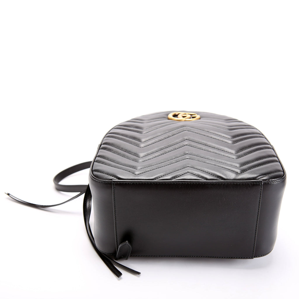 Gucci 476671 Marmont Backpack Black