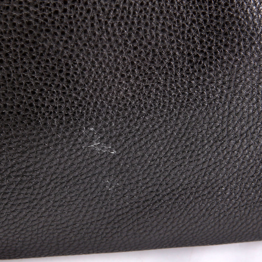1BG865 Vitello Phenix Shopper Tote Black