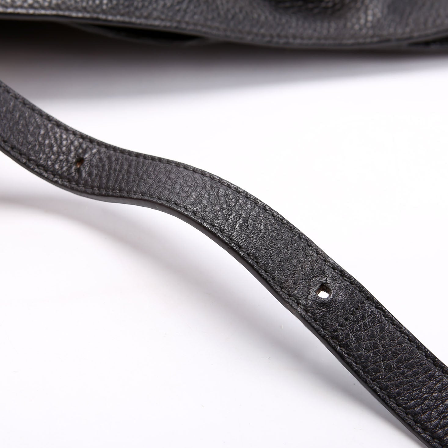 1BG865 Vitello Phenix Shopper Tote Black