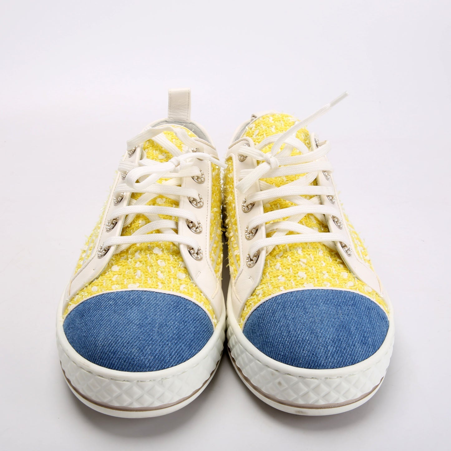 Tweed Low Top Sneakers Size 39