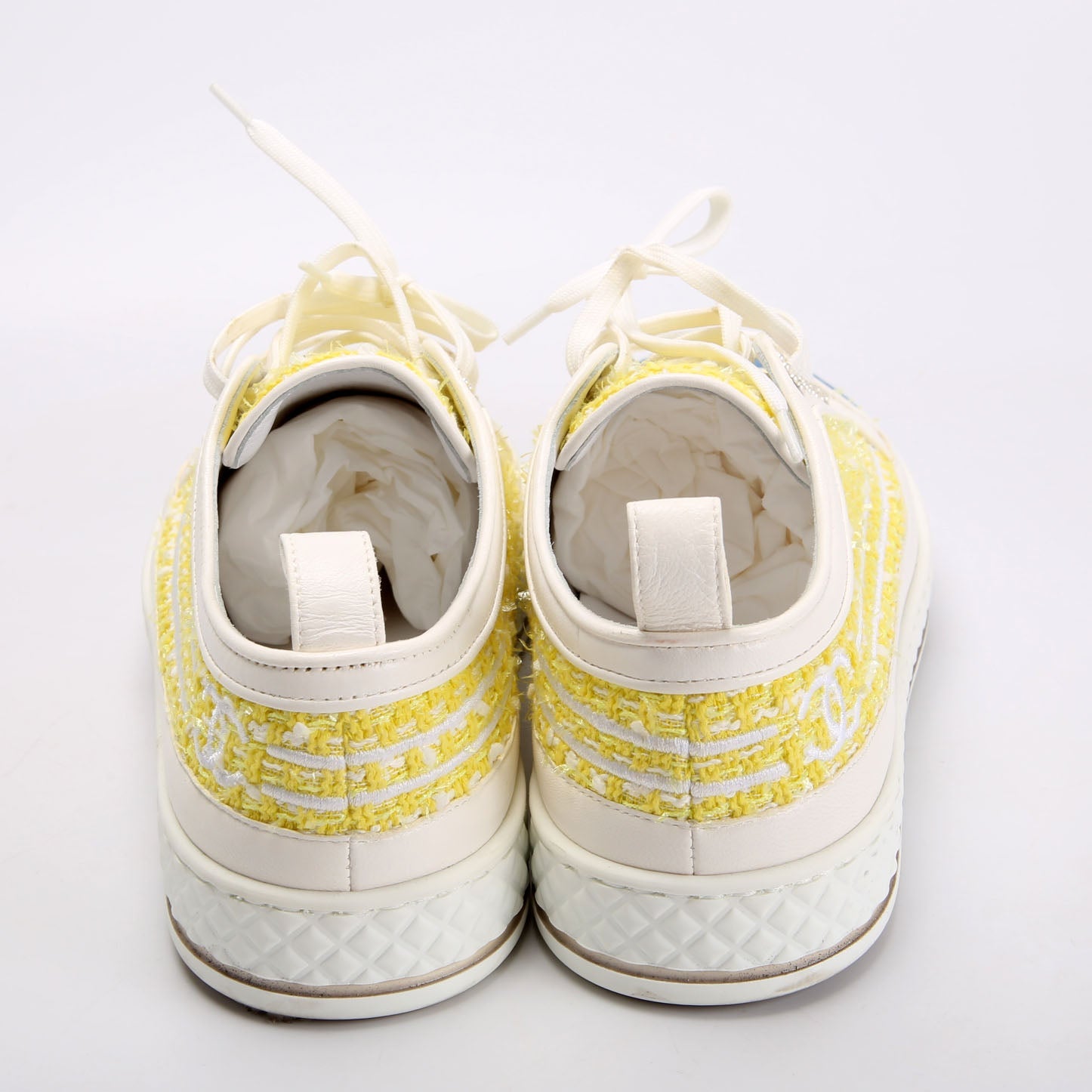 Tweed Low Top Sneakers Size 39