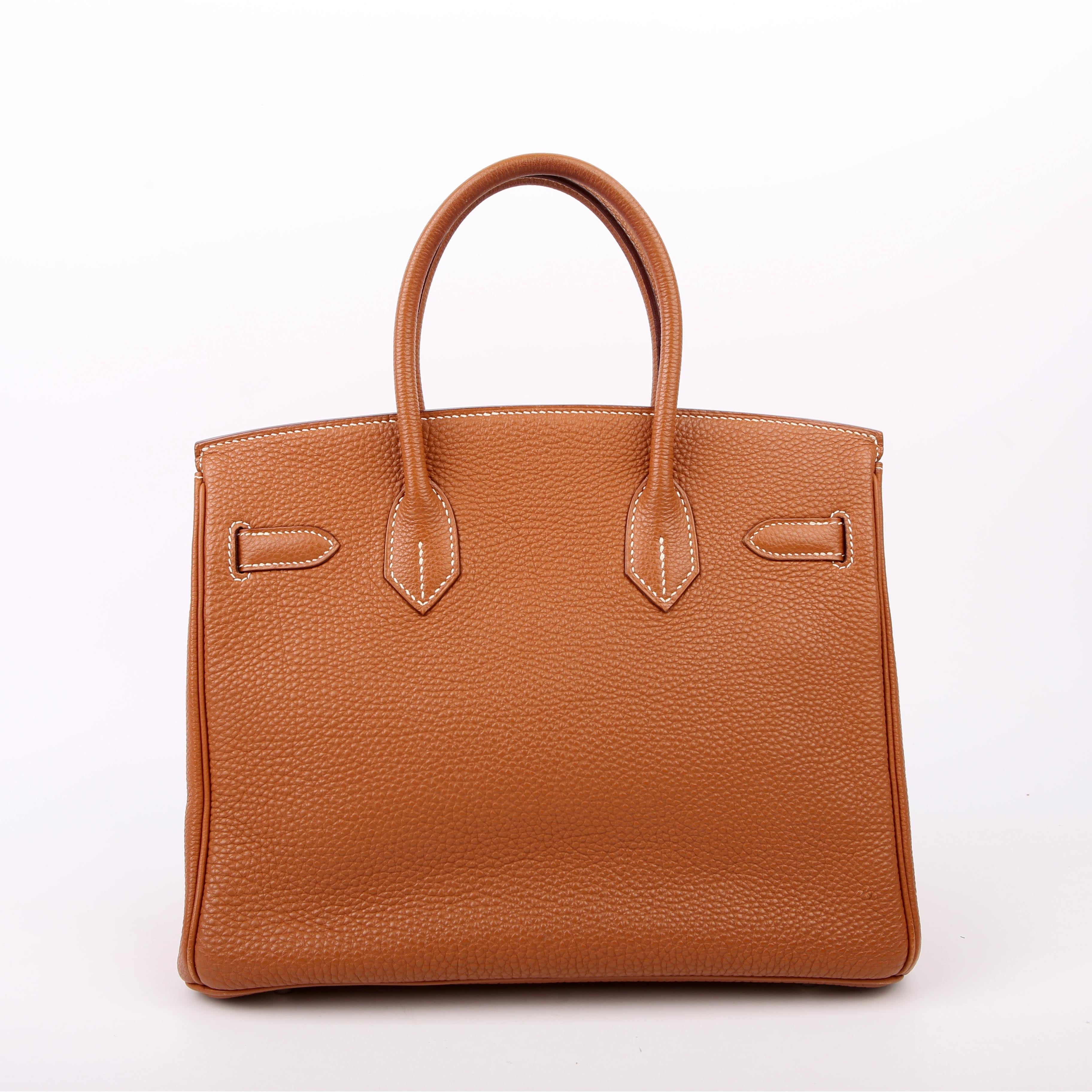 Hermes Birkin 30 Togo 2005 Gold/Palladium