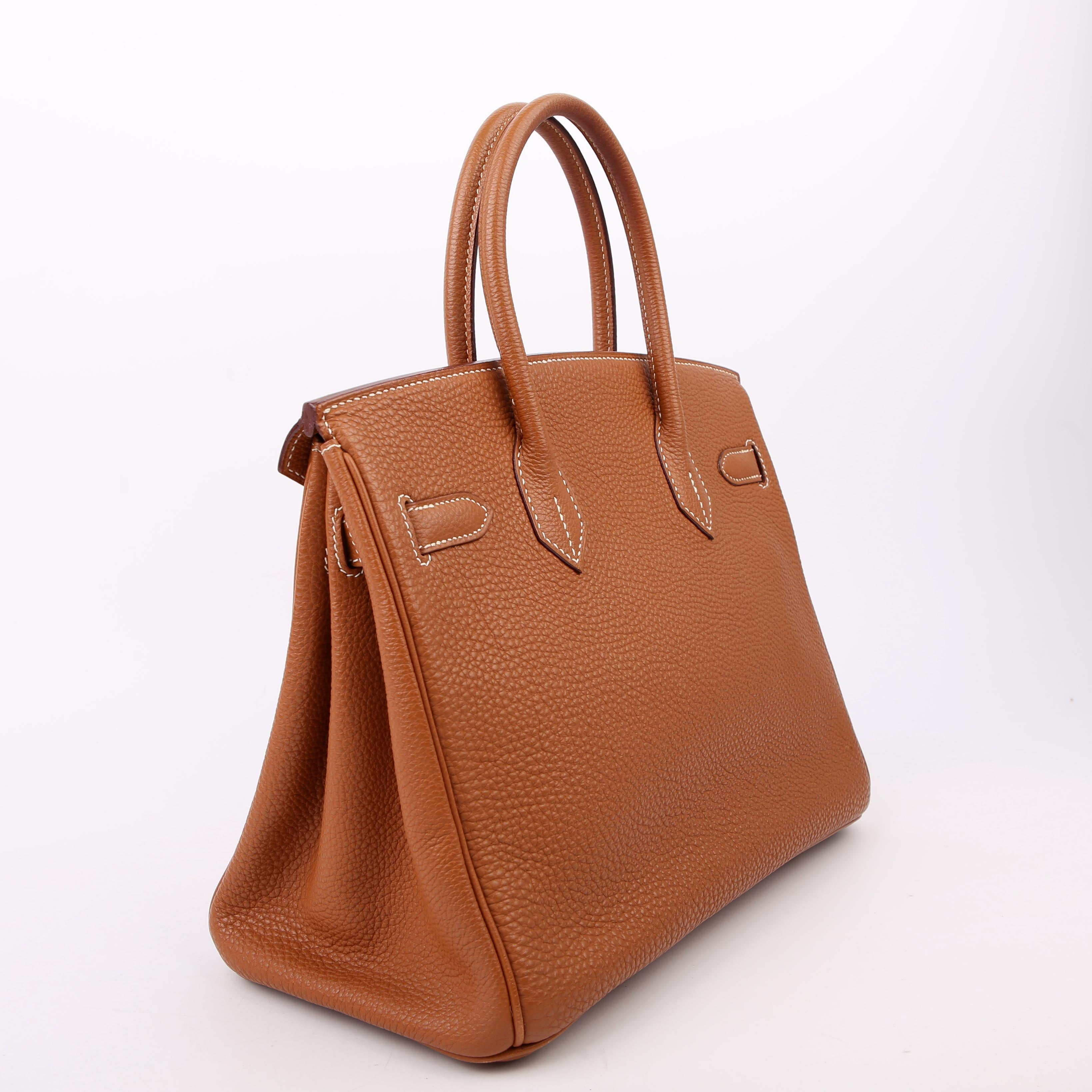 Hermes Birkin 30 Togo 2005 Gold/Palladium
