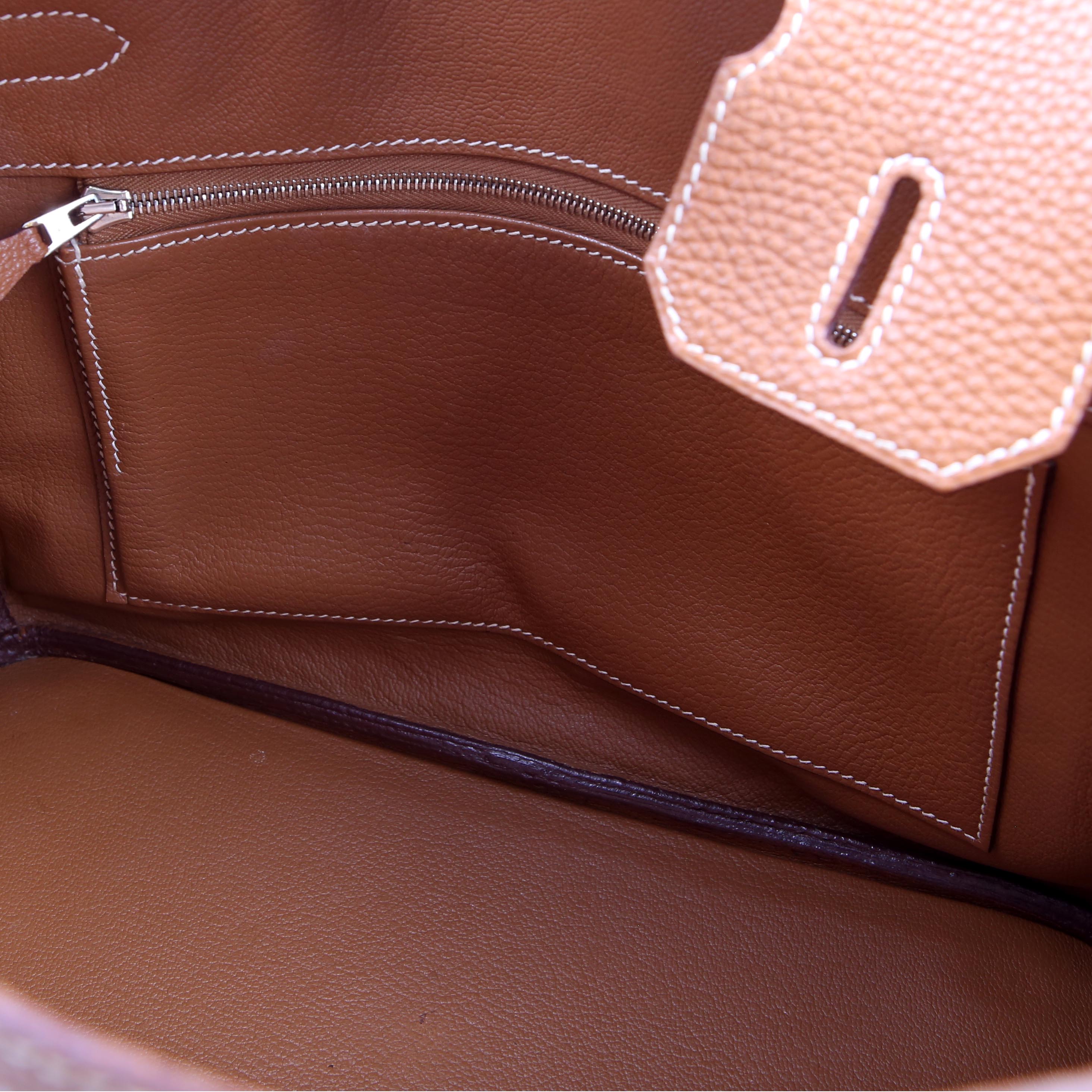 Hermes Birkin 30 Togo 2005 Gold/Palladium