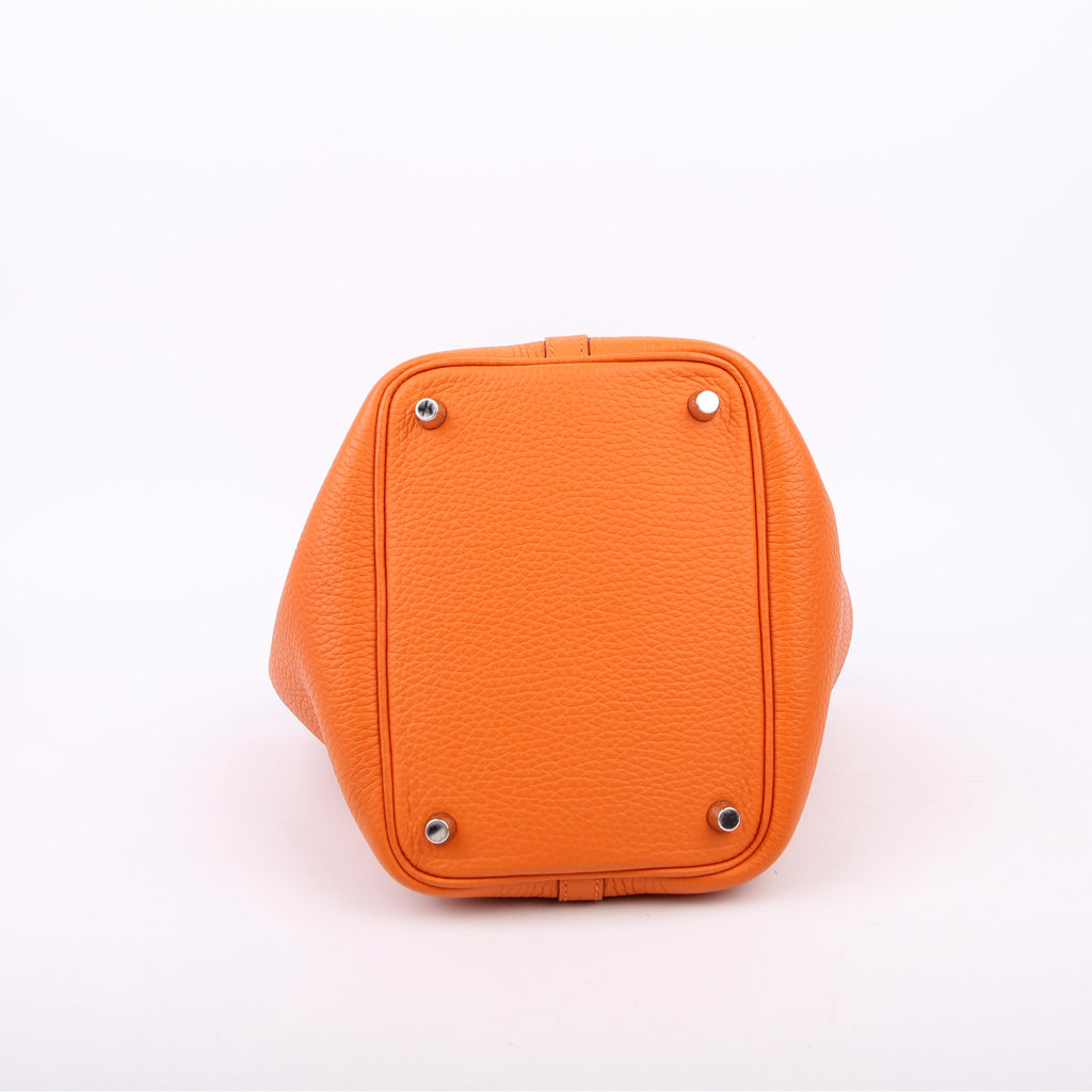Hermes Picotin 18 Clemence Orange