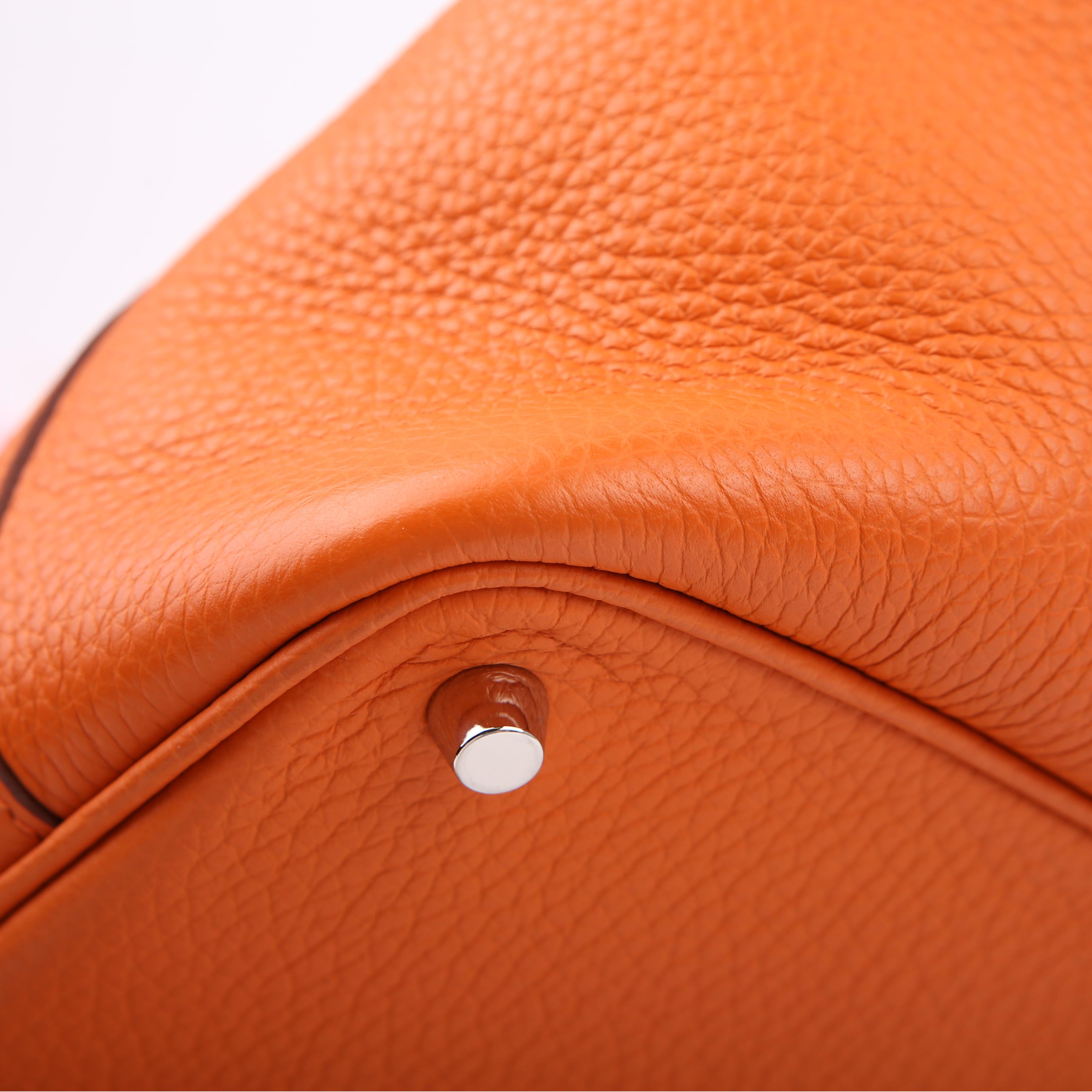 Hermes Picotin 18 Clemence Orange
