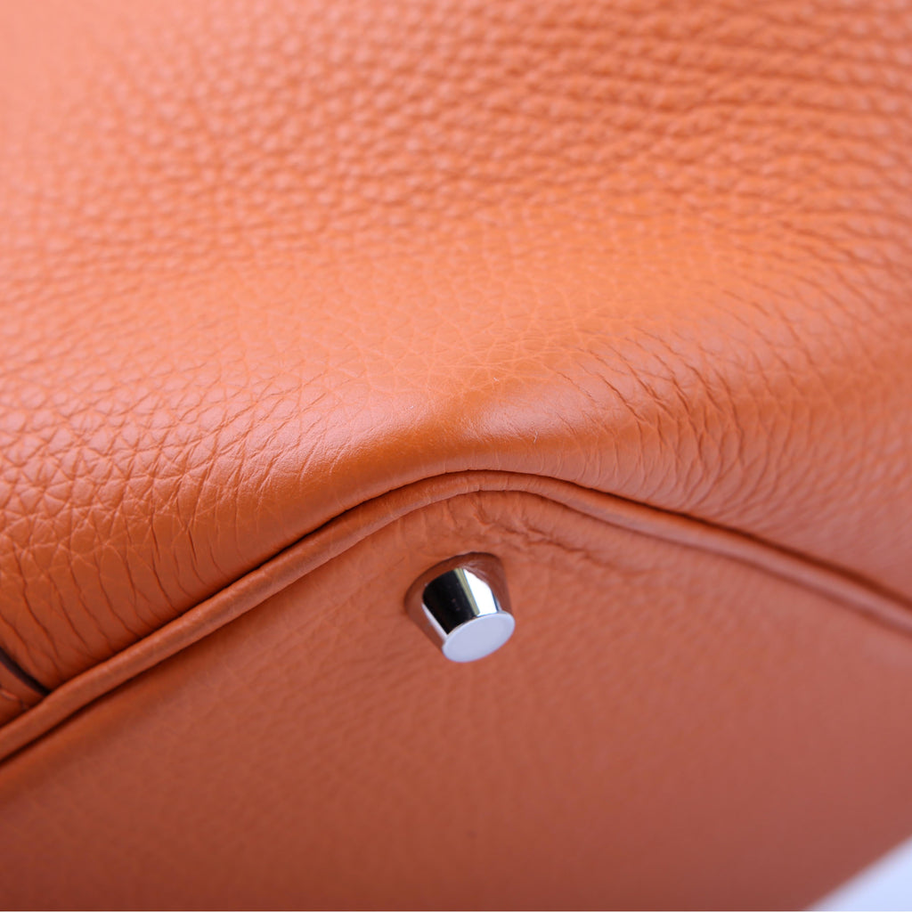 Hermes Picotin 18 Clemence Orange