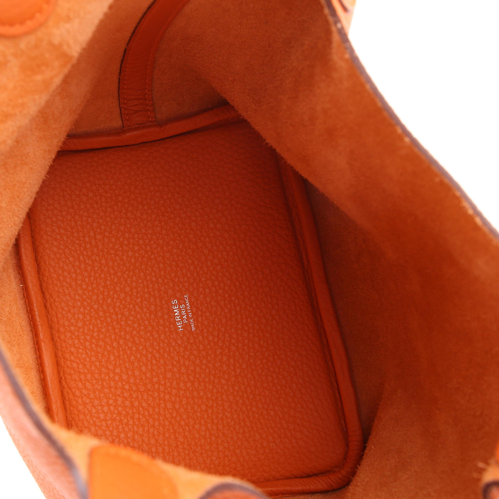 Hermes Picotin 18 Clemence Orange