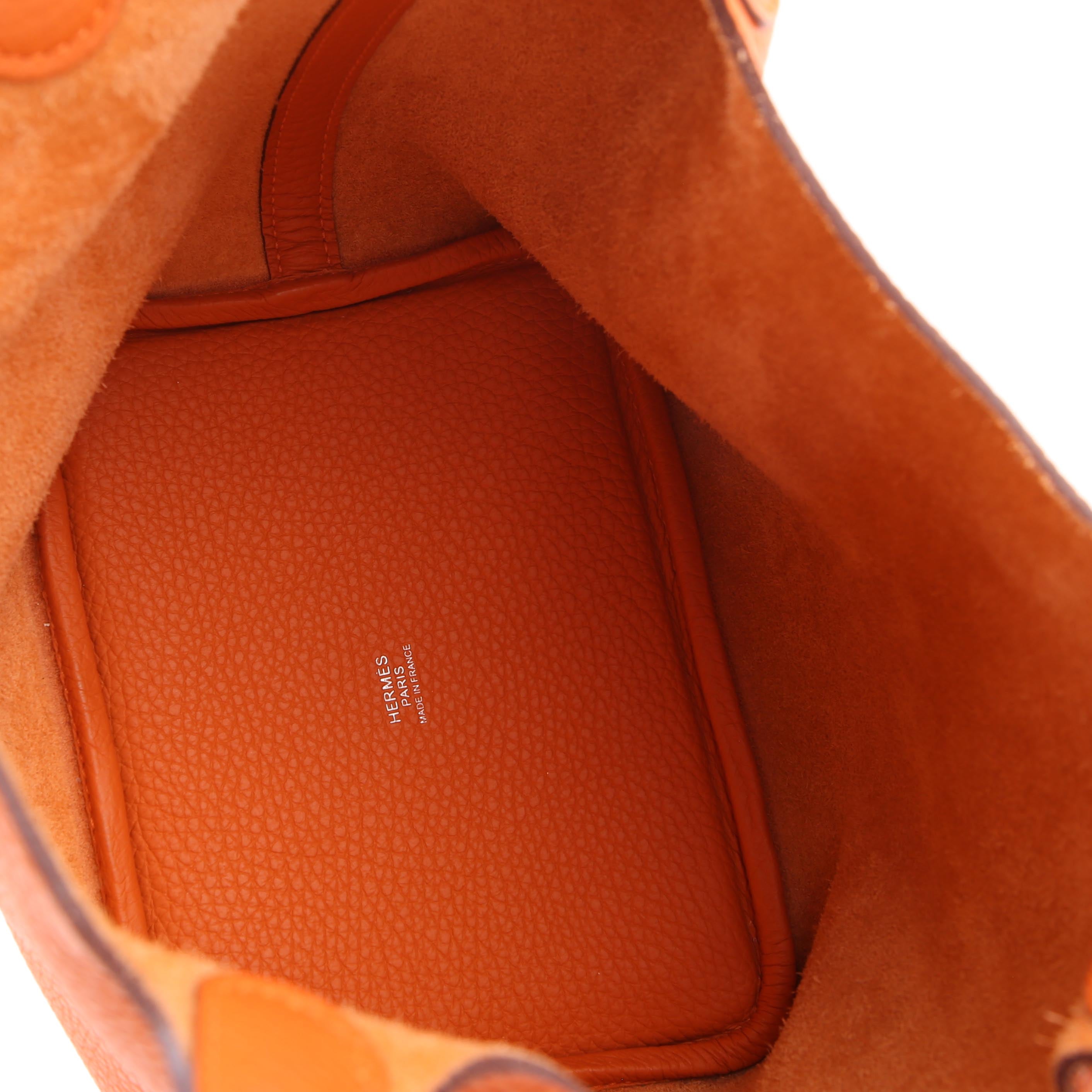 Hermes Picotin 18 Clemence Orange