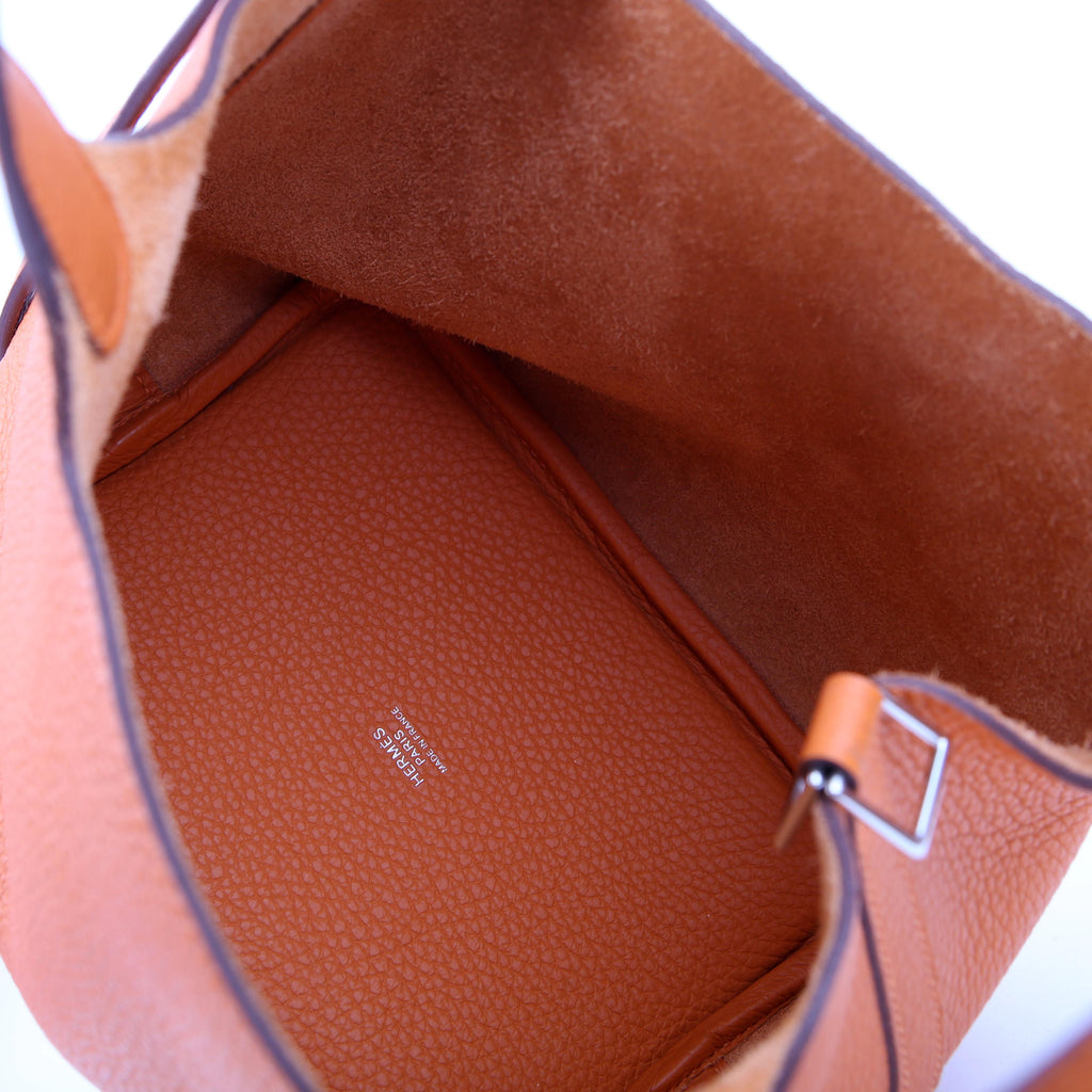 Hermes Picotin 18 Clemence Orange