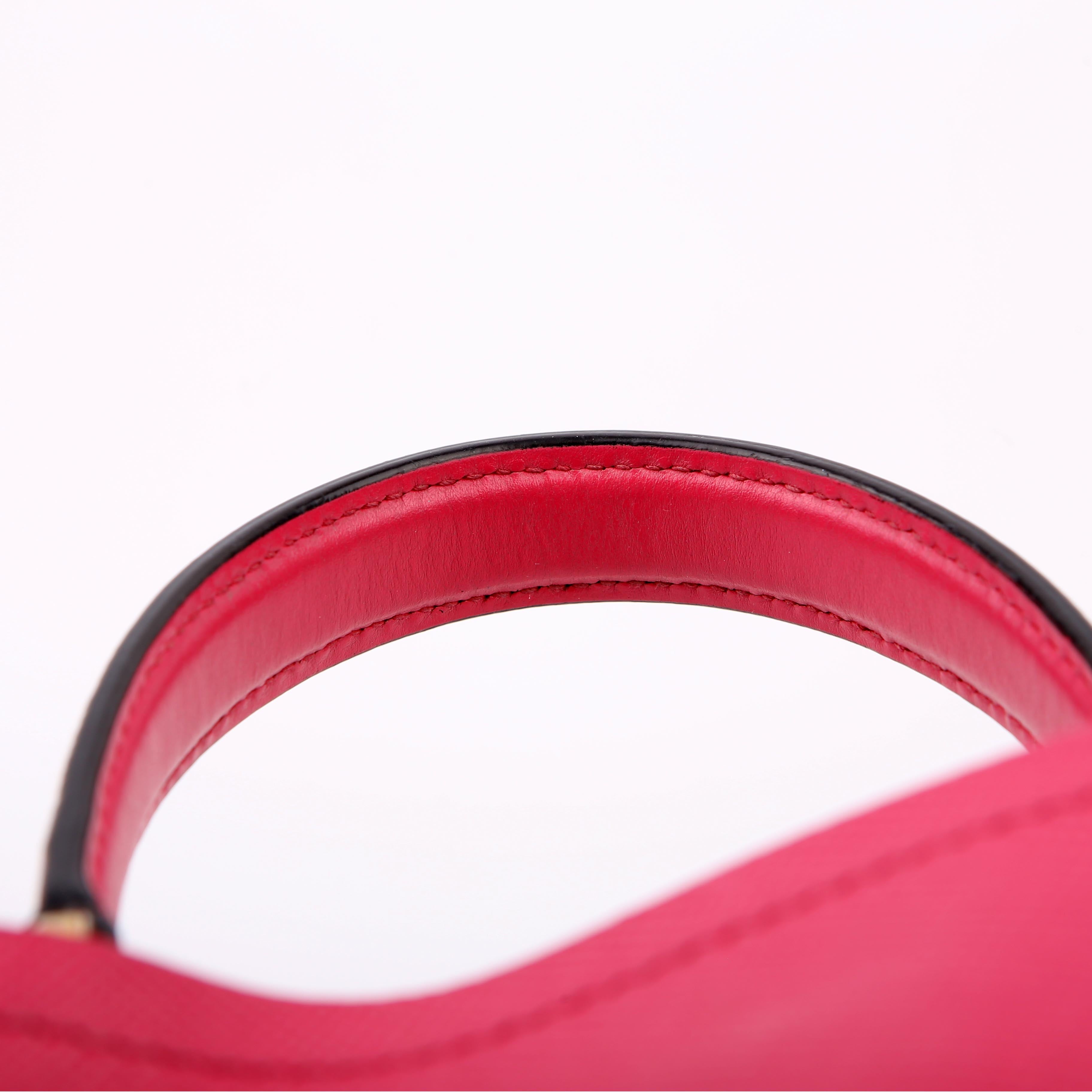 Prada Saffiano Cuir Small Panier Bag Pink