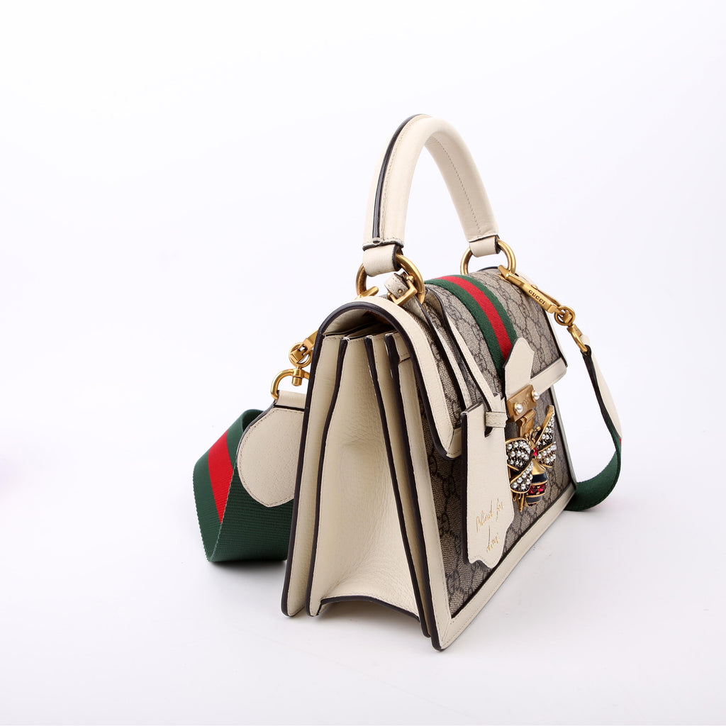 Gucci 476541 Queen Margaret Top Handle White