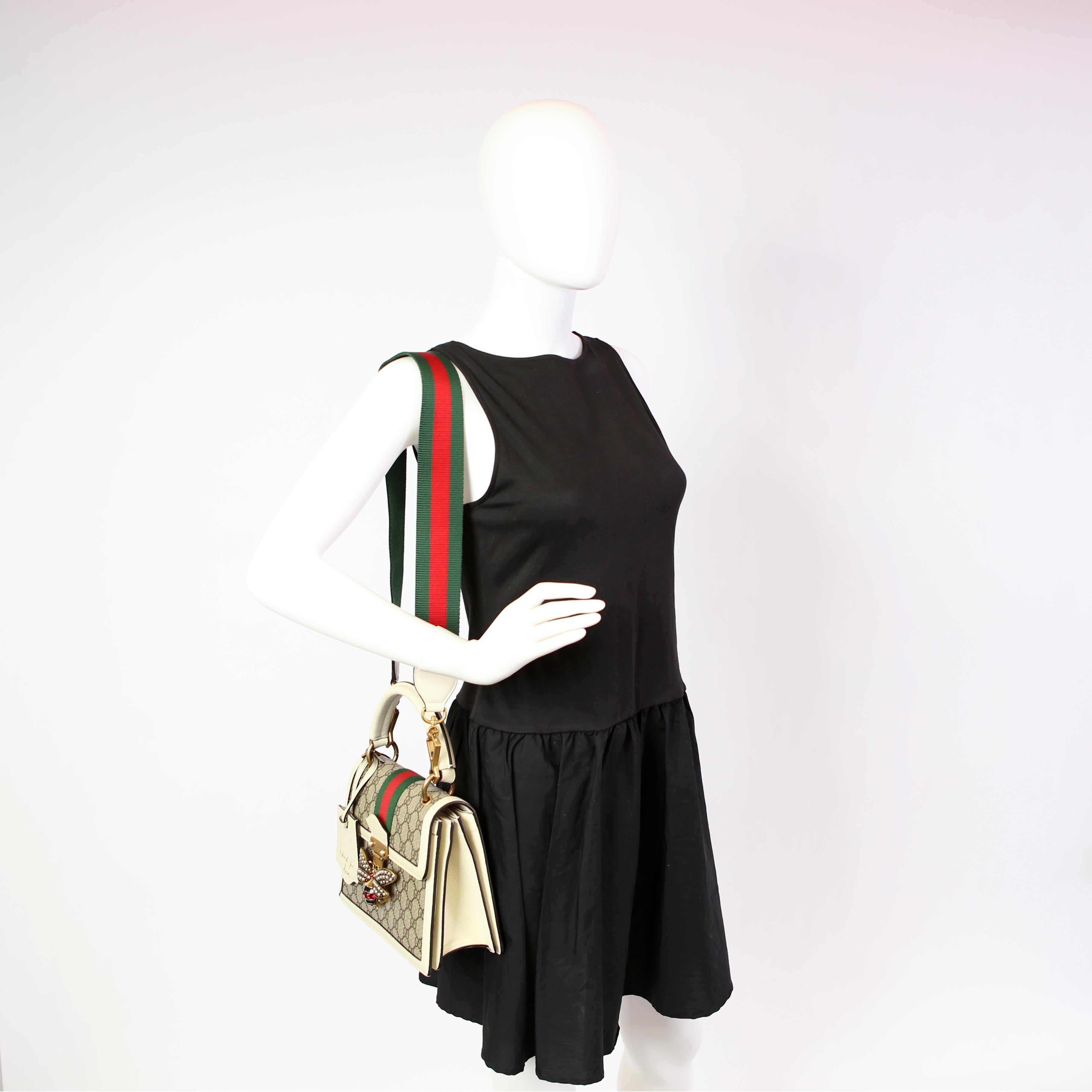 Gucci 476541 Queen Margaret Top Handle White