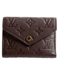 Victorine Wallet Empreinte Brown