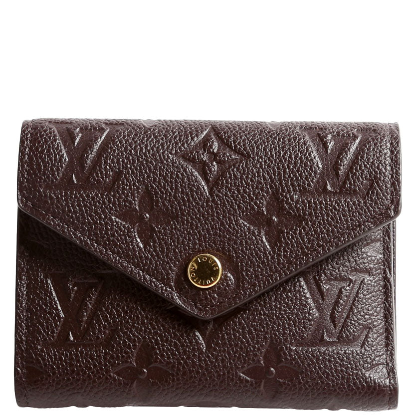 Victorine Wallet Empreinte Brown